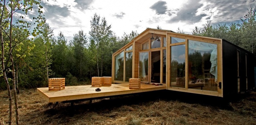 A good example of a movable holiday home